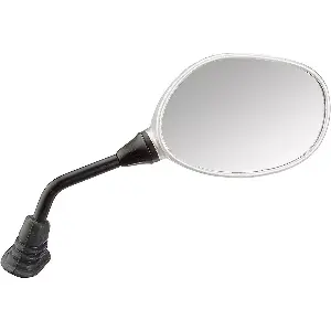 Uno Minda Rv-5013rh-slvr  shatterproof Rear View Mirror Silver  for Hero Pleasure