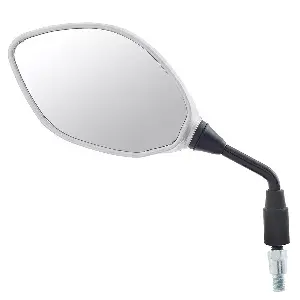 Uno Minda Rv-5017l-slvr Shatterproof Rear View Mirror For Hero Passion Pro-refresh