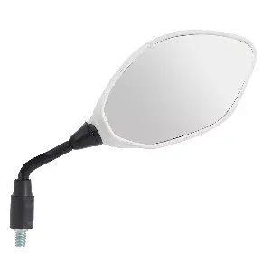 Uno Minda Rv-5017r-wht Shatterproof Rear View Mirror For Hero Passion Pro-refresh