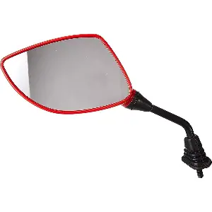 Uno Minda Rv-5020l-sred Shatterproof Rear View Mirror For Hero Pleasure New Model