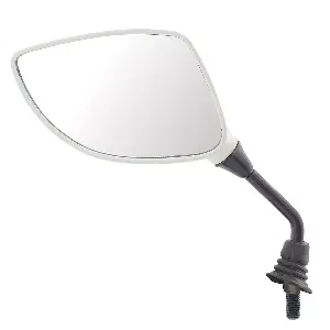 Uno Minda Rv-5020l-wht Shatterproof Rear View Mirror For Hero Pleasure New Model