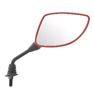 Uno Minda Rv-5020r-sred Shatterproof Rear View Mirror For Hero Pleasure New Model