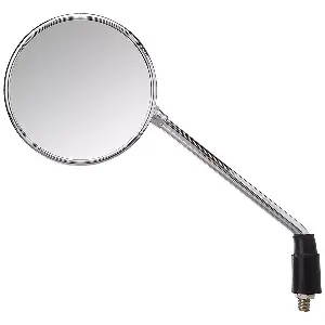 Uno Minda Rv-6002l Shatterproof Rear View Mirror For Reml Enfield Classic
