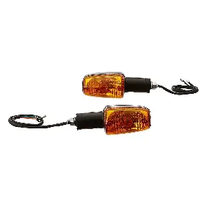 Uno Minda Td-5012a Amber Lens Blinker Lamp Assembly Rear Lh/rh For Hero Passion (set Of 2 Pcs)