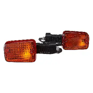 Uno Minda Td-5017a Amber Lens Blinker Lamp Assembly Rear Lh/rh For Hero Cd-100ss (set Of 2 Pcs)