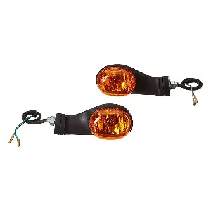 Uno Minda Td-5022ar Amber Lens Blinker Lamp Assembly For Hero Cd-100 Rear Rh
