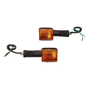 Uno Minda Td-5028a Amber Lens Blinker Lamp Assembly Rear Lh/rh For Hero Honda Cd Dawn (set Of 2 Pcs)