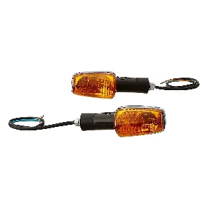 Uno Minda Td-5028d Amber Lens Blinker Lamp Assembly Front Lh/rh For Hero Cd Deluxe (set Of 2 Pcs)