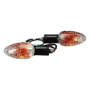Uno Minda Td-5030c Natural Lens Blinker Lamp Assembly Rear Lh/rh For Honda Shine (set Of 2 Pcs)
