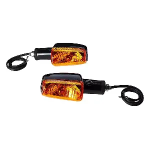 Uno Minda Td-5039 Clear Lens Blinker Lamp Assembly For Bajaj Xcd 125 Front