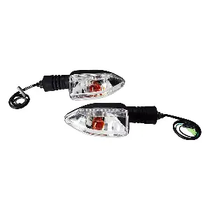 Uno Minda Td-5039a Natural Lens Blinker Lamp Assembly For Bajaj Xcd 125 Rear