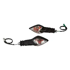 Uno Minda Td-5041a Natural Lens Blinker Lamp Assembly For Bajaj Pulsar 135 Rear