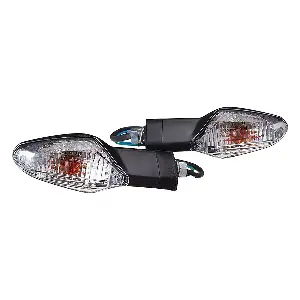 Uno Minda Td-5044a Natural Lens Blinker Lamp Assembly Rear Lh/rh For Hero Hunk (set Of 2 Pcs)