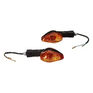 Uno Minda Td-5046c Amber Lens Blinker Lamp Assembly Rear Lh/rh For Honda Dream Neo (set Of 2 Pcs)