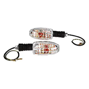 Uno Minda Td-5046r Natural Lens Blinker Lamp Assembly Front Rh For Honda Twister (set Of 2 Pcs)