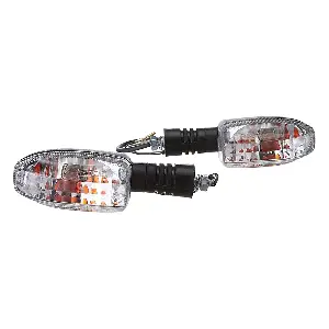 Uno Minda Td-5052 Universal Natural Lens Blinker Lamp Assembly For Bajaj Platina Lh/rh