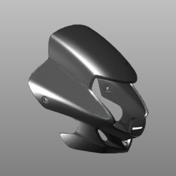 Visor Assembly Front For Hf Deluxe I3s Bsvi | Hero