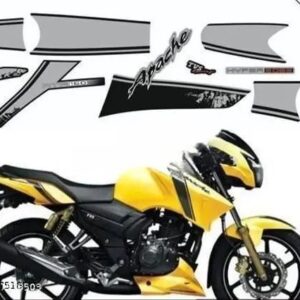 Sticker Kit-tvs Apache Rtr 160cc (tank Color-yellow)