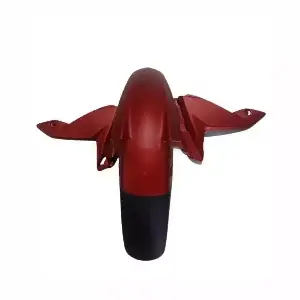 Genuine Front Mudguard Red For Tvs Apache Rtr200 4v Race Edition
