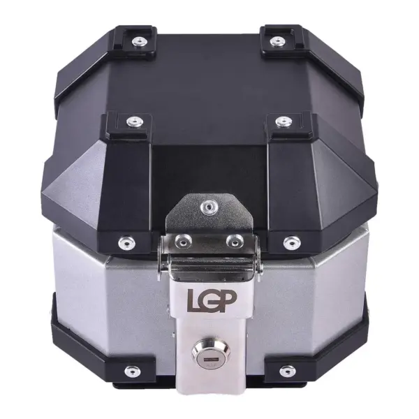 LGP 5 litres aluminium top box - Silver premium