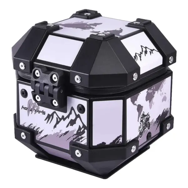 LGP 5 litres aluminium top box with adventure graphics premium - Image 5