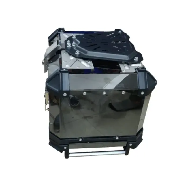 LGP black titanium large capacity aluminium top box 45 ltrs (fits all motorcycle) - Image 5