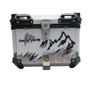 Alpine Rush aluminium top box 45 ltrs - LGP (inspired by himalayas) compatible for all motorcycle