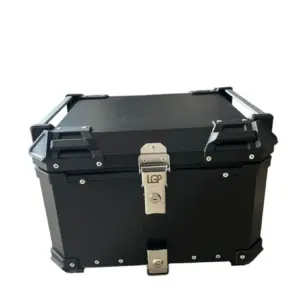 LGP 55 litres aluminium top box - black