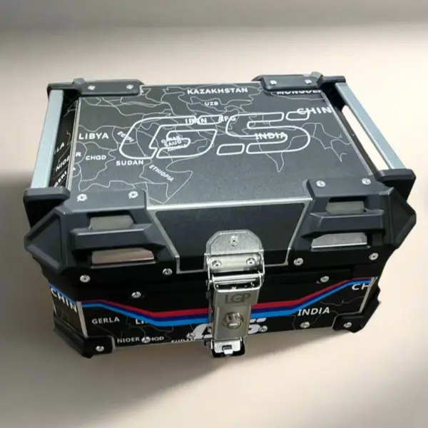 Wanderer GS LGP 25 litres | Inspired by International Moto Tourers aluminium top box | BLACK ( fits all motorcycles ) - 1 YEAR WARRANTY - Image 7