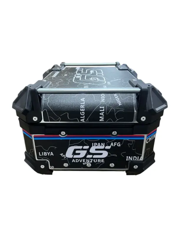 Wanderer GS LGP 25 litres | Inspired by International Moto Tourers aluminium top box | BLACK ( fits all motorcycles ) - 1 YEAR WARRANTY - Image 6