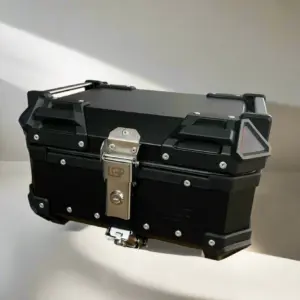 LGP 25 litres | aluminium top box | BLACK ( fits all motorcycles ) - 1 YEAR WARRANTY