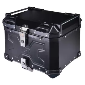 LGP Premium ( Double X V2 )Aluminium Top Box 45L - BLACK ( COMPATIBLE FOR ALL MOTORCYCLE ) - 1 YEAR WARRANTY