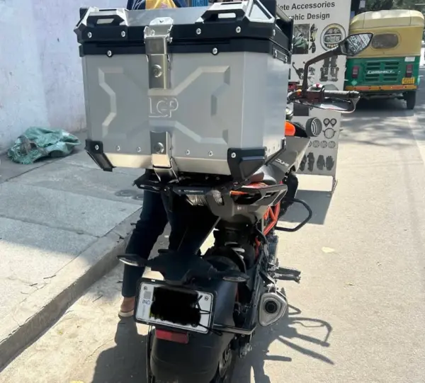 Motorcycle Top Box-LGP X Type-45L Silver Premium fits all motorcycle - 1 YEAR WARRANTY - Image 7