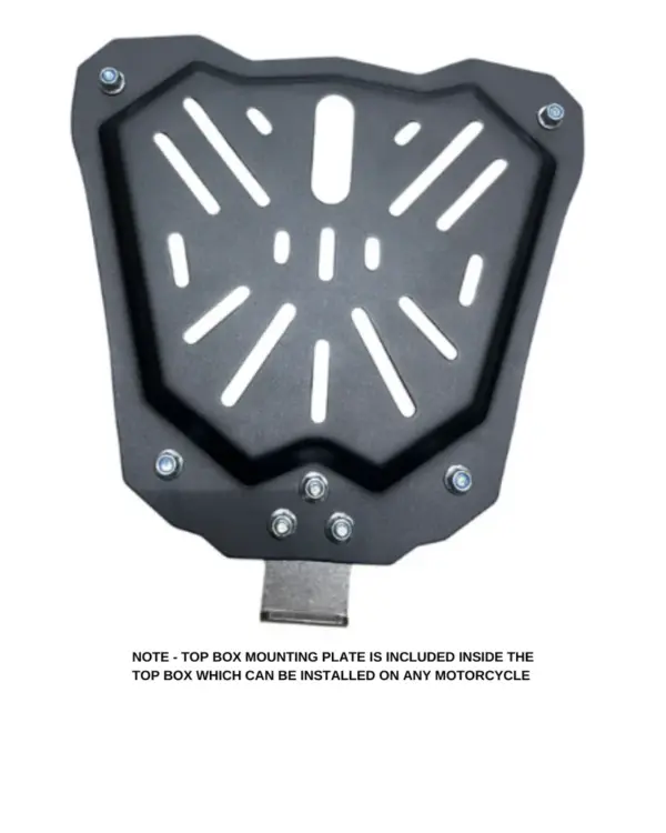 Motorcycle Top Box-LGP X Type-45L Silver Premium fits all motorcycle - 1 YEAR WARRANTY - Image 6