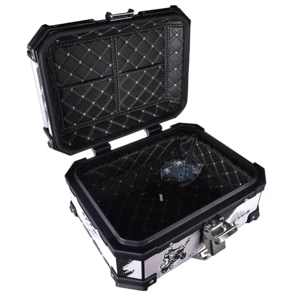 New PrLGP 25 litres aluminium top box with graphics universal 2.0 ( fits all motorcycles ) - 1 YEAR WARRANTYoduct - Image 3