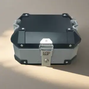 LGP 10 litres aluminium top box Silver ( fits all motorcycles )