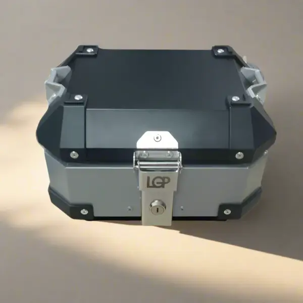 LGP 10 litres aluminium top box Silver ( fits all motorcycles )