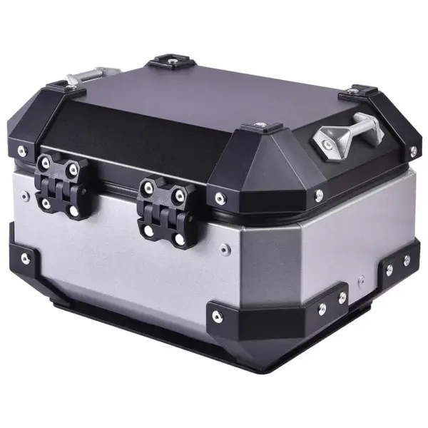 LGP 10 litres aluminium top box Silver ( fits all motorcycles ) - Image 3