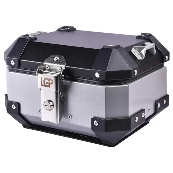 LGP 10 litres aluminium top box Silver ( fits all motorcycles ) - Image 5